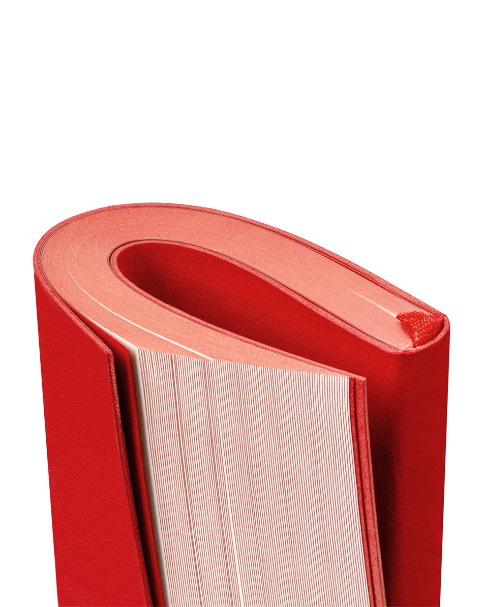 Ежедневник Flat Mini, недатированный, красный