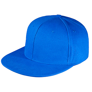 Бейсболка "Unit Snapback", 6 клиньев, с прямым козырьком, ярко-синяя