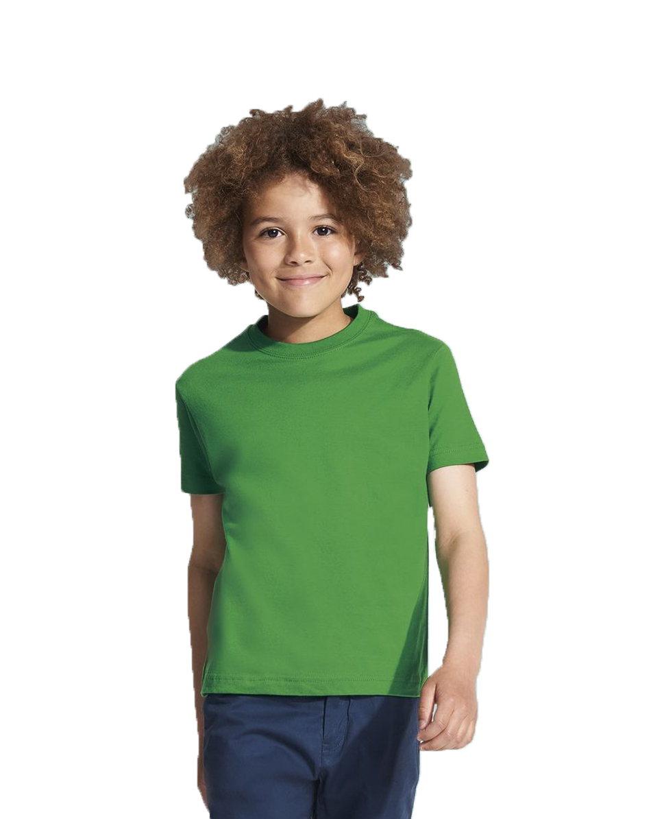 Плотная футболка детская "Imperial Kids" 190 гр,оранжевая