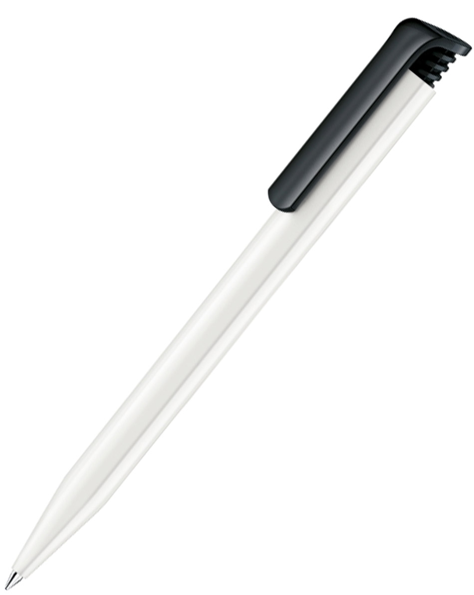 Ручка Senator Super-Hit Basic Polished, белый/черный