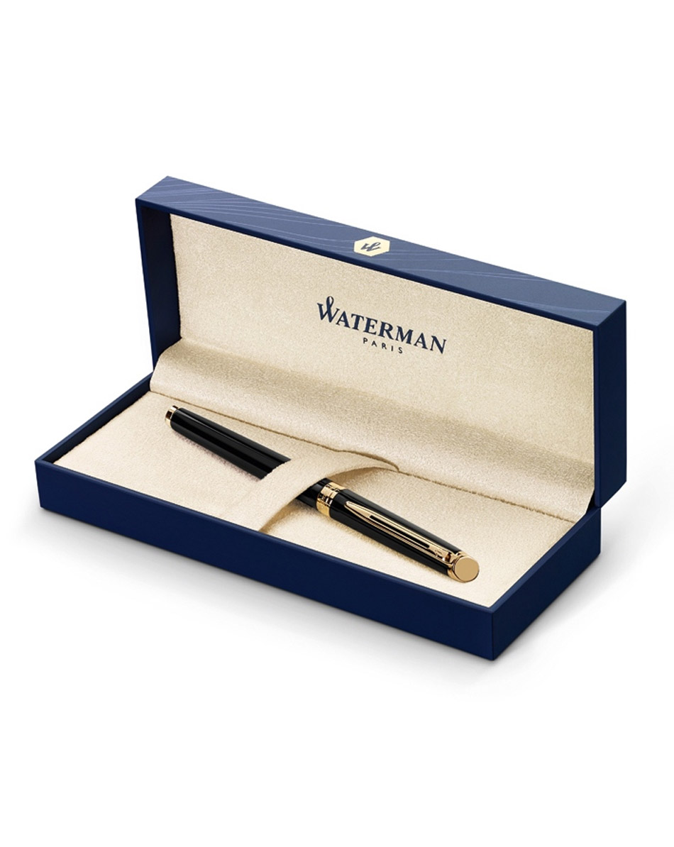 Ручка перьевая Waterman Hemisphere, черный, золотистый