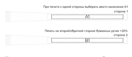 Бумажная ручка "KRAFT"