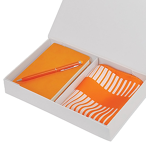 Ручка шариковая лакированная "TOUCHWRITER", со стилусом, оранжевая