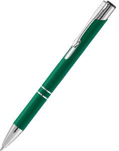 Ручка шариковая KOSCO Soft touch, зеленая