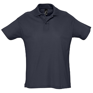 Рубашка поло мужская "SUMMER" 170 г/м², темно-синяя (navy)