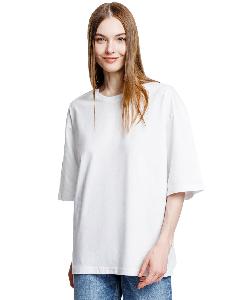 Футболка оверсайз унисекс "Base Trend" 140 гр. белая