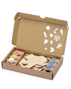 Подарочный набор для раскрашивания «Christmas Toys», натуральный
