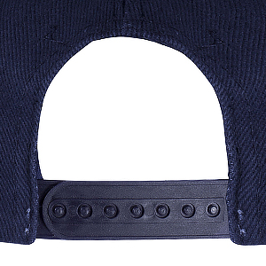 Бейсболка "Unit Snapback", 6 клиньев, с прямым козырьком, темно-синяя