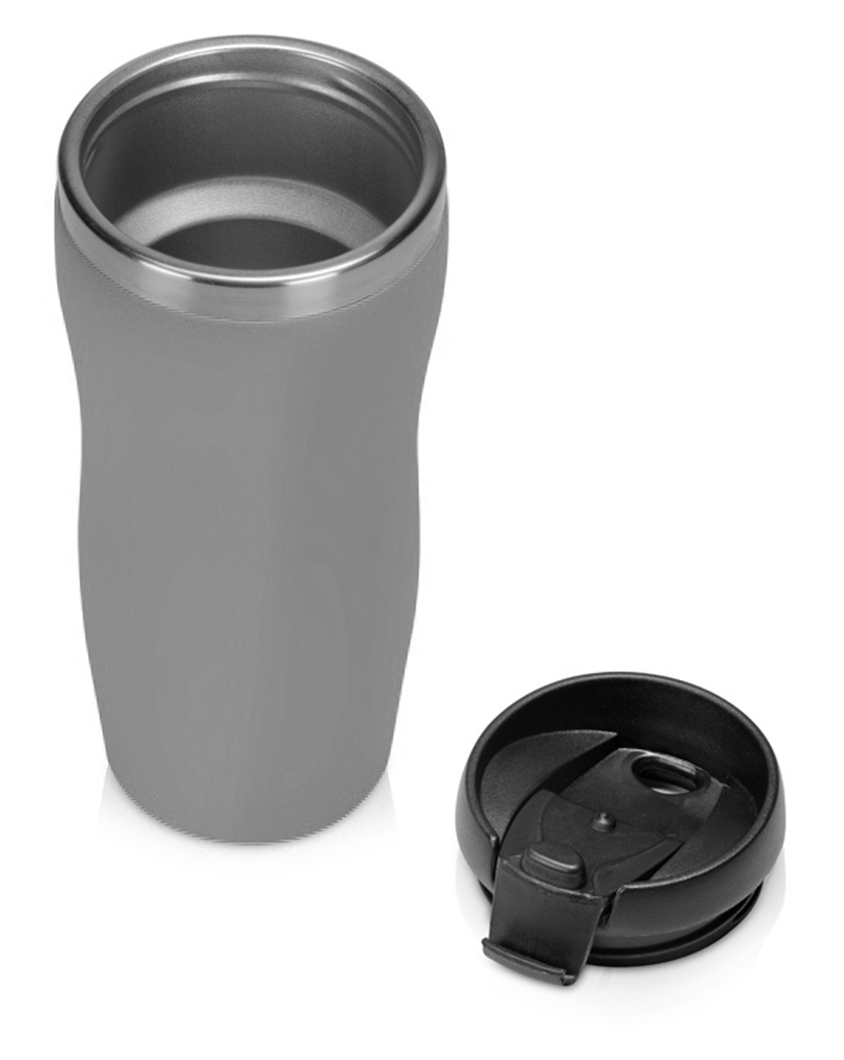 Термокружка «Mony Steel» металлическая Soft-touch, серый