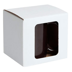Коробка для кружки Window, белая