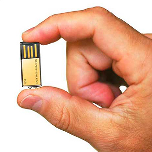 Флешка Pico Mini Gold