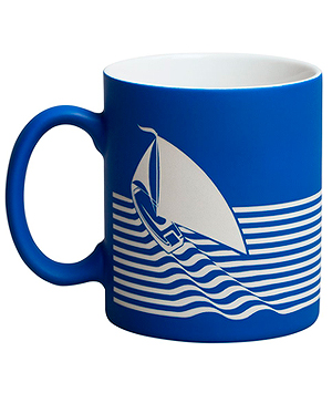 Кружка Sippy c покрытием софт-тач, синяя