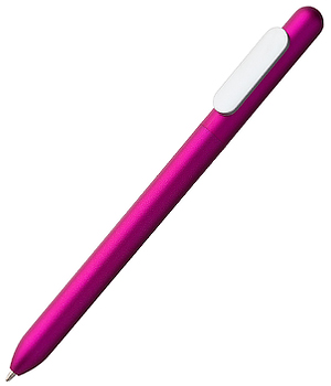 Ручка шариковая "Slider Silver", розовая (фуксия)