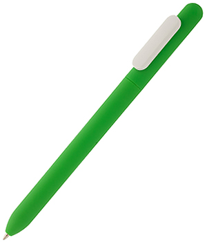 Ручка шариковая "Slider Soft Touch", зеленая