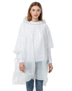 Дождевик пончо RainProof, тонкий 18 мкр (печать на чехле)