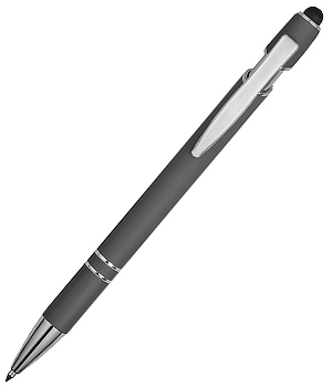 Ручка-стилус металлическая шариковая "Sway" soft-touch