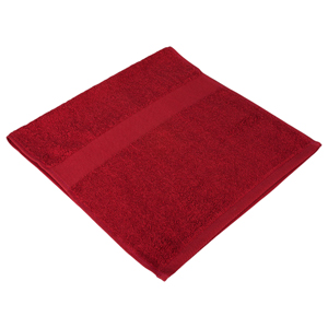Полотенце махровое Soft Me Small, 70х35 см., бордовое