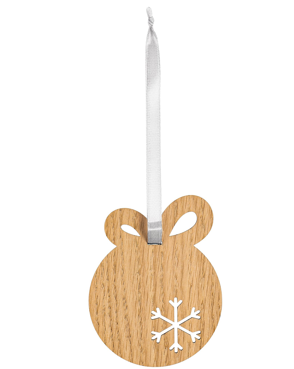 Деревянная подвеска Christmate, шар