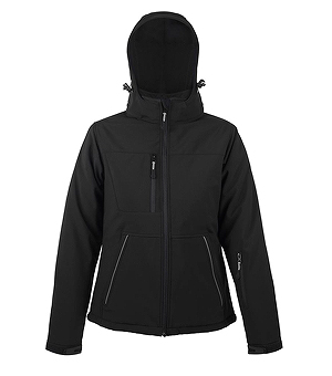 Куртка женская Rock Women из материала Softshell, черная