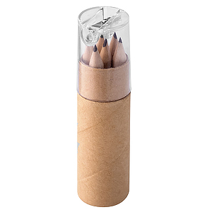 Набор карандашей "Pencilvania Office" с точилкой, 6 шт.