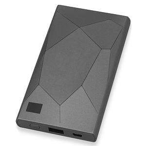 Портативное зарядное устройство "XOOPAR GEO SLIM" 4000 mAh, с подсветкой логотипа