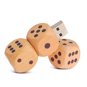 USB флешка деревянная "Play"