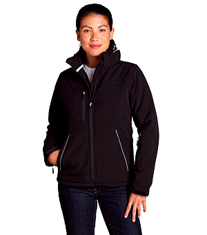 Куртка женская Rock Women из материала Softshell, черная