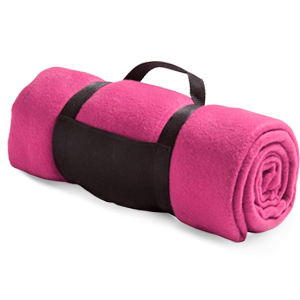 Дорожный флисовый плед Soft Voyager, розовый