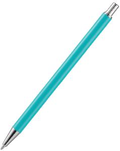 Ручка шариковая Slim Beam без клипа, бирюзовая