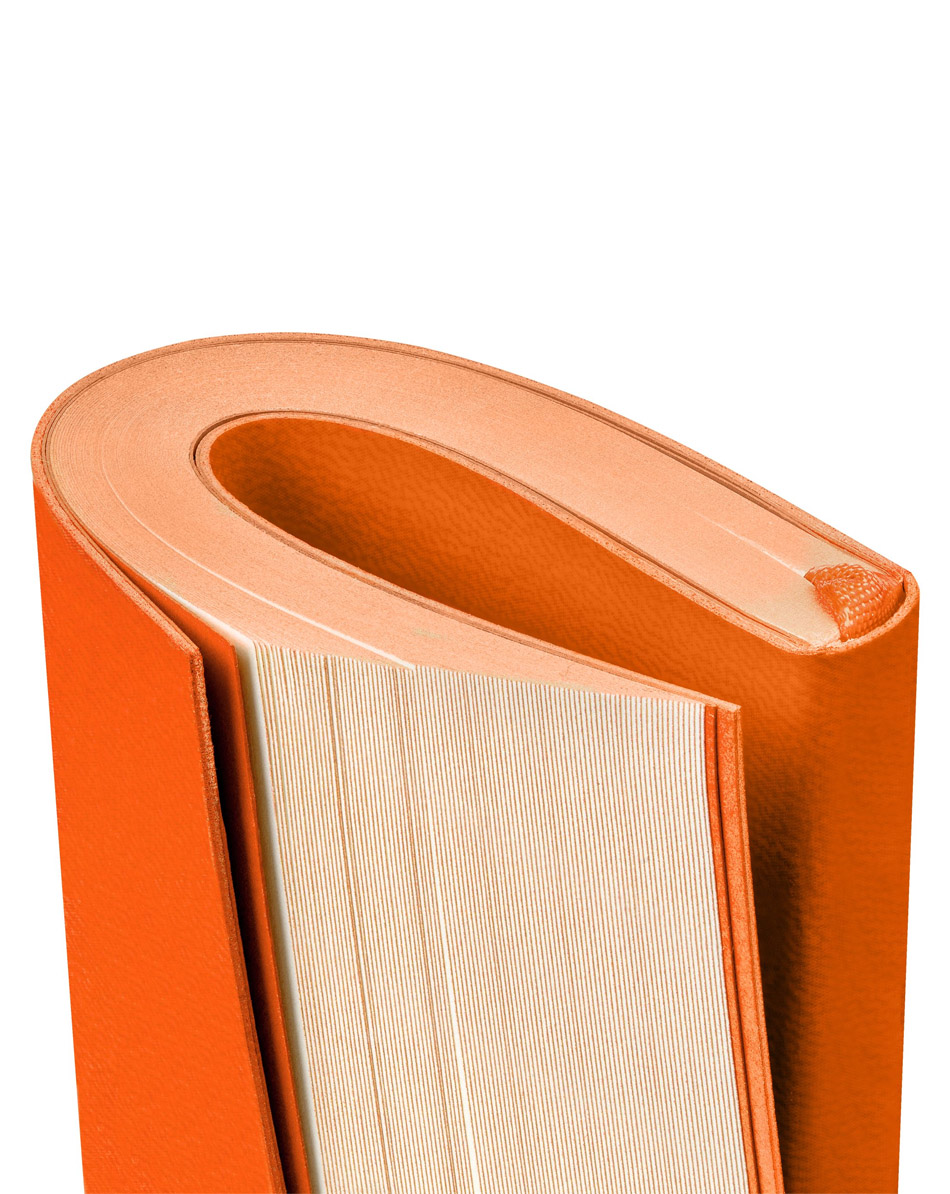 Ежедневник Flat Mini, недатированный, оранжевый