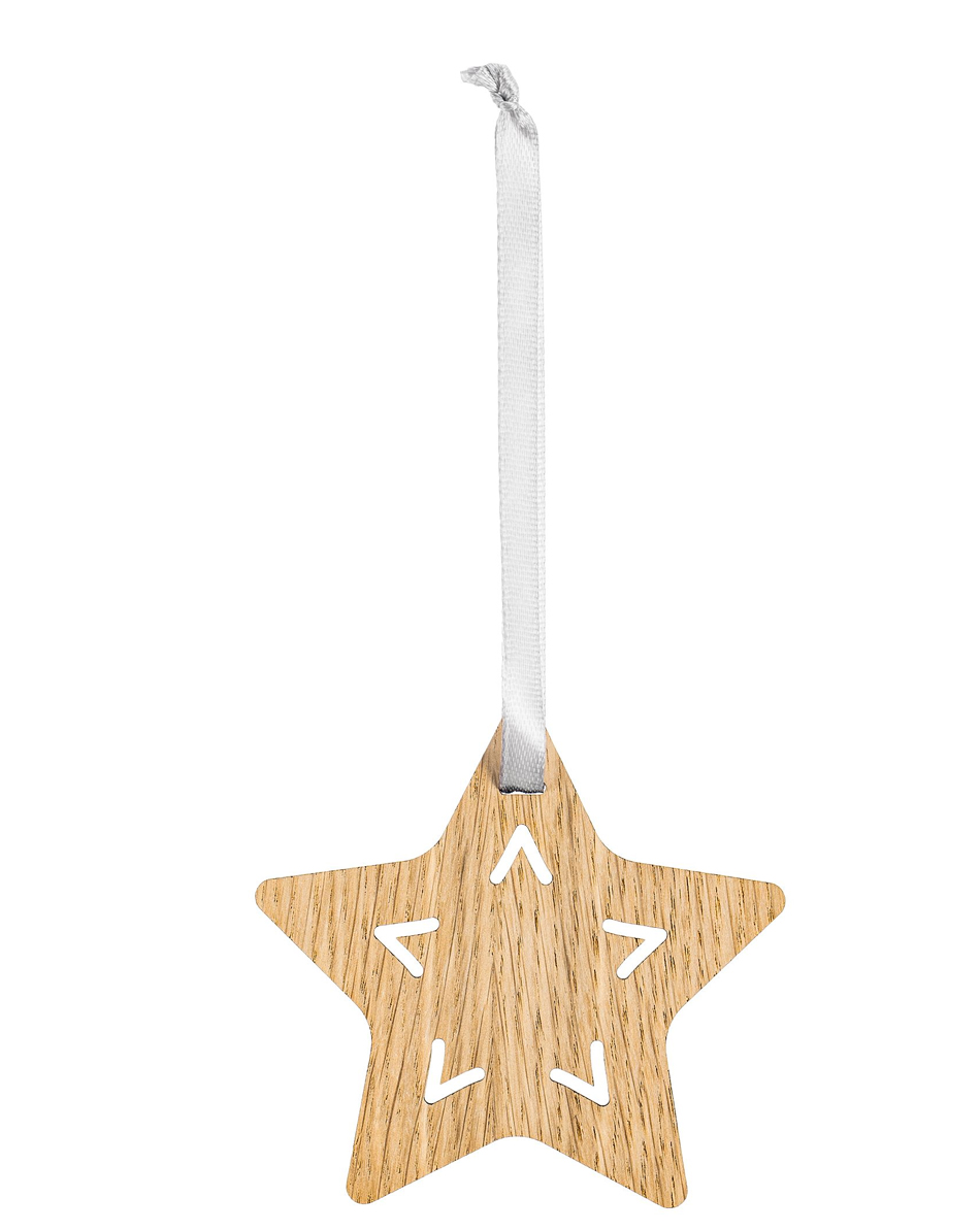 Деревянная подвеска Christmate, звезда