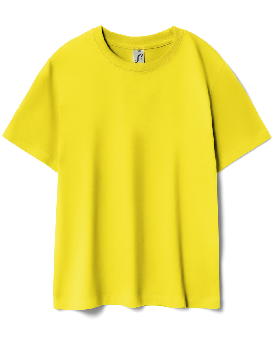 Футболка детская Regent Kids 150, желтая (лимонная)