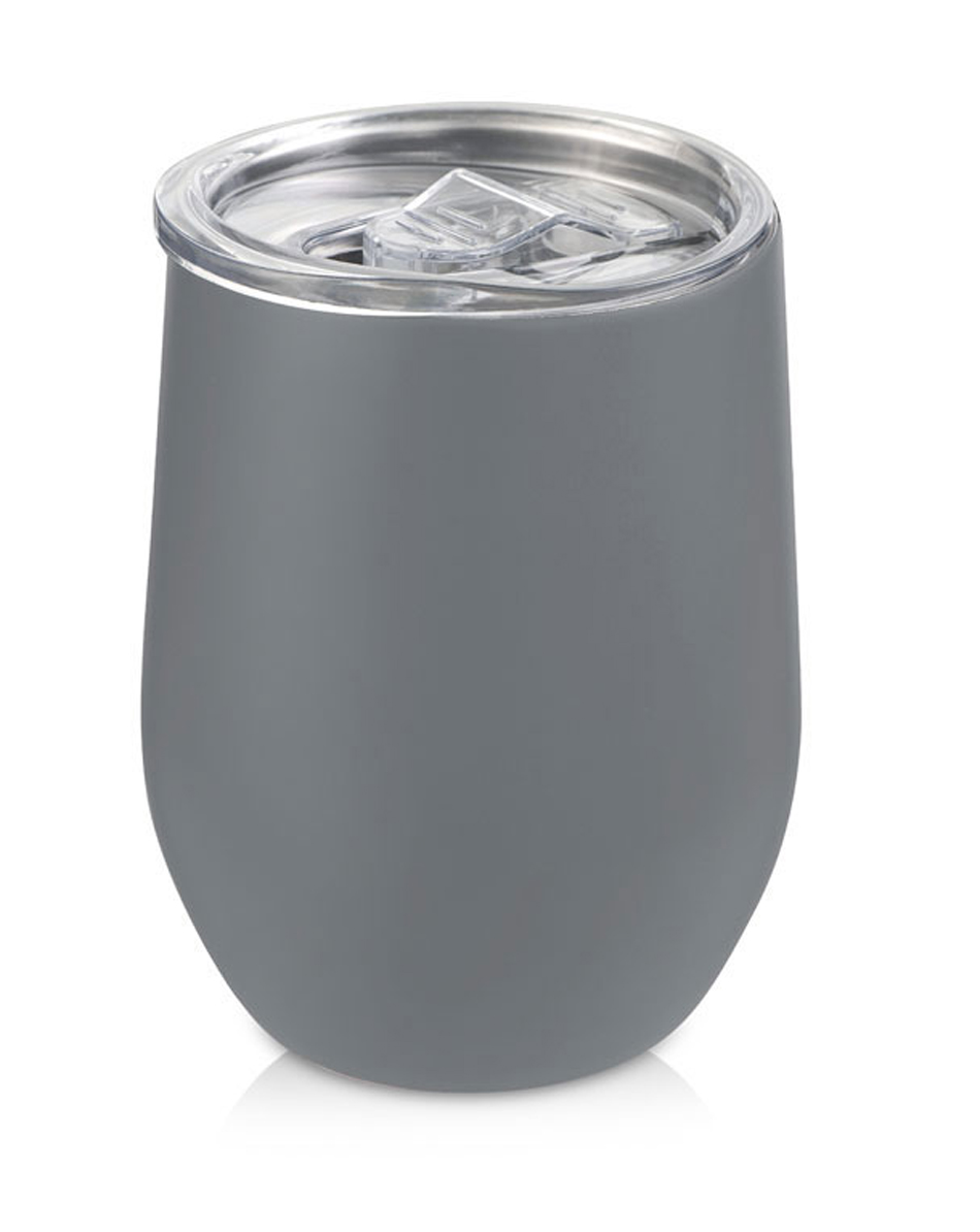 Термокружка «Vacuum mug C1», soft touch, 370 мл, средне-серый