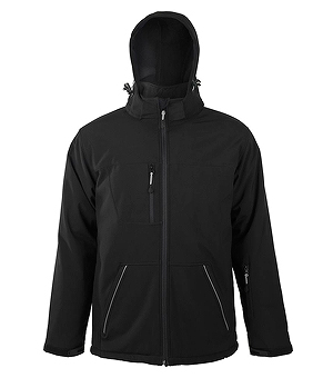 Куртка мужская Rock Men из материала Softshell, черная
