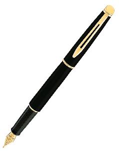 Ручка перьевая Waterman Hemisphere, черный, золотистый