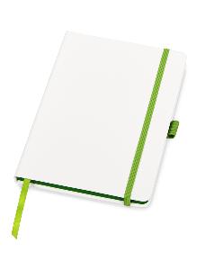 Блокнот A5 «ColorNote White», белый/зеленое яблоко