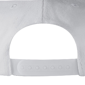 Бейсболка "Unit Snapback", 6 клиньев, с прямым козырьком, белая