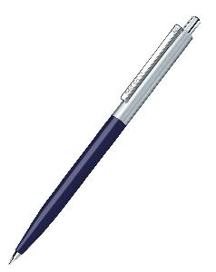 Шариковая ручка Senator Point Polished Metal, темно-синяя