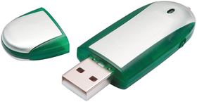USB-флеш-карта, зеленая, 4 Гб