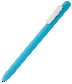 Ручка шариковая "Slider Soft Touch", голубая