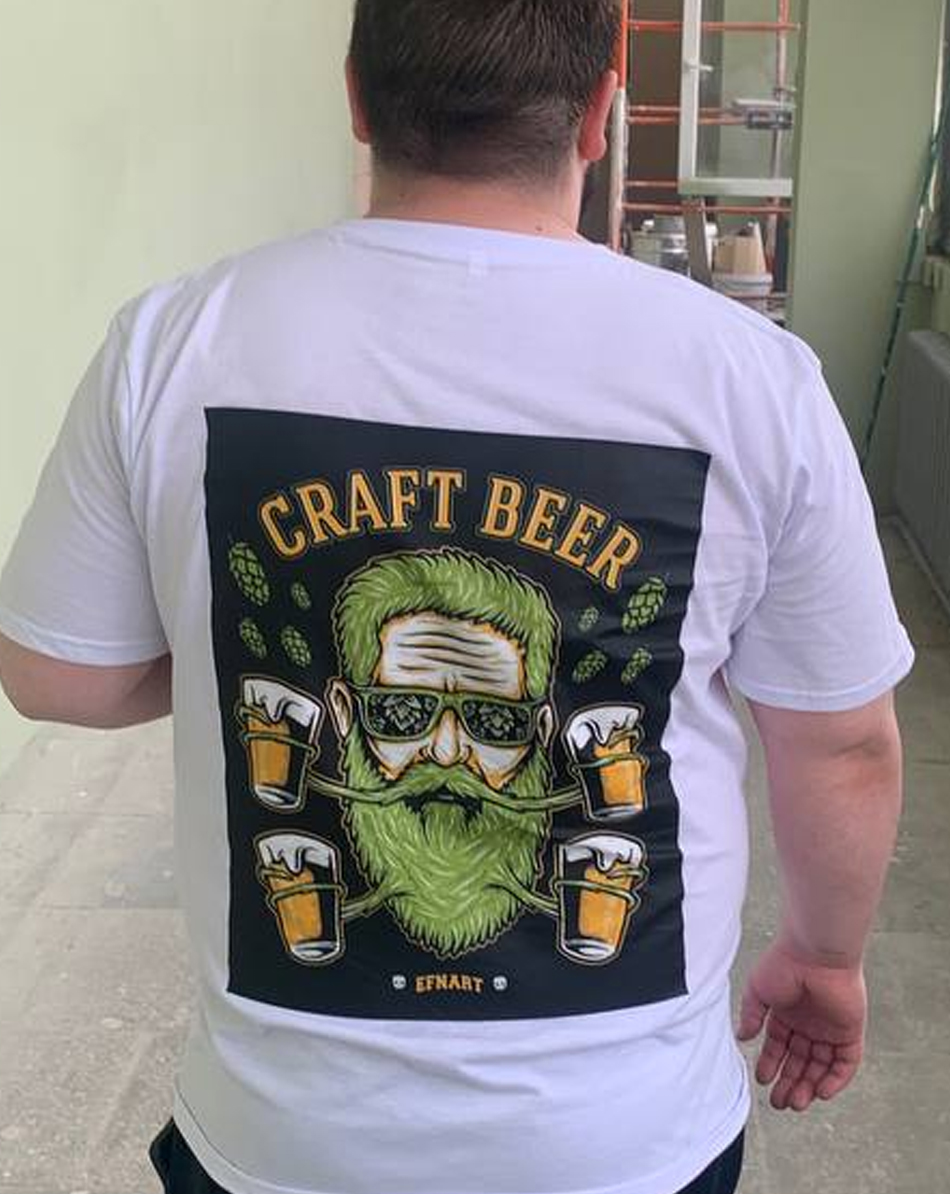 DTF печать на футболках 