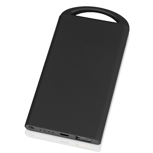 Портативное зарядное устройство "Shine" 4000 mAh, софт-тач, с зеркальной гравировкой