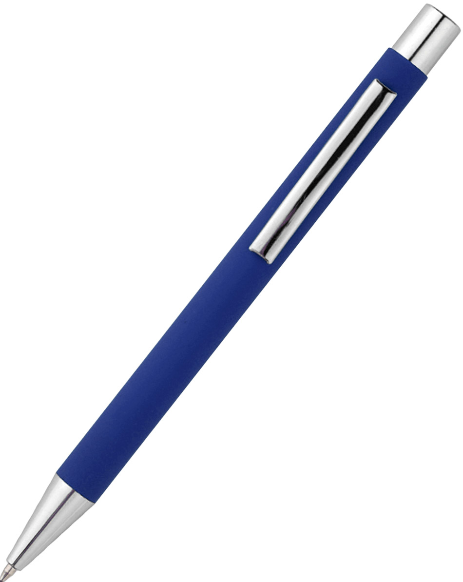 Ручка шариковая MAKS Soft Touch, синяя