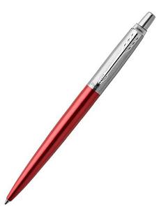 Ручка шариковая Parker Jotter Essential, красный/серебристый