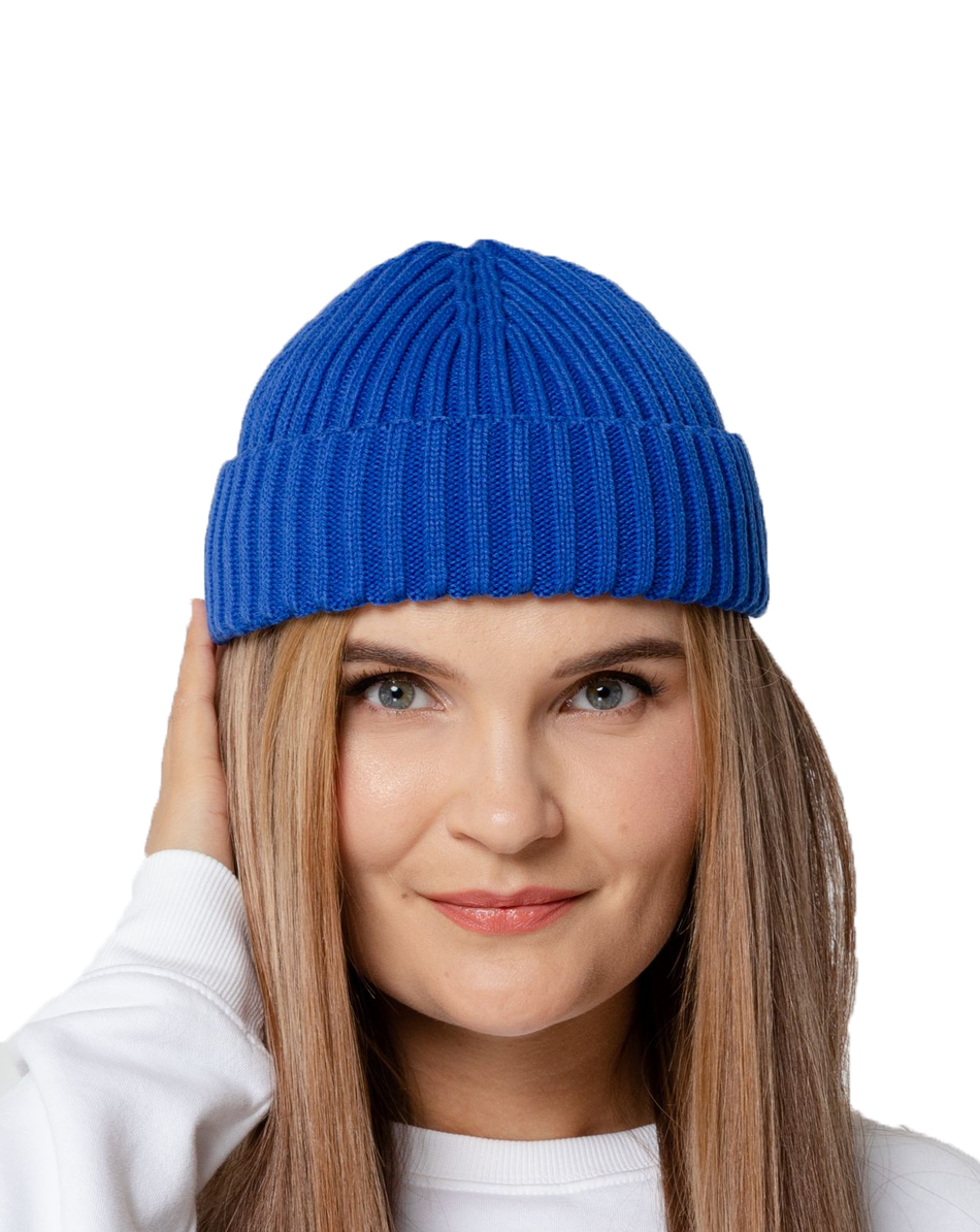 Шапка Hipsta, синяя (василек)