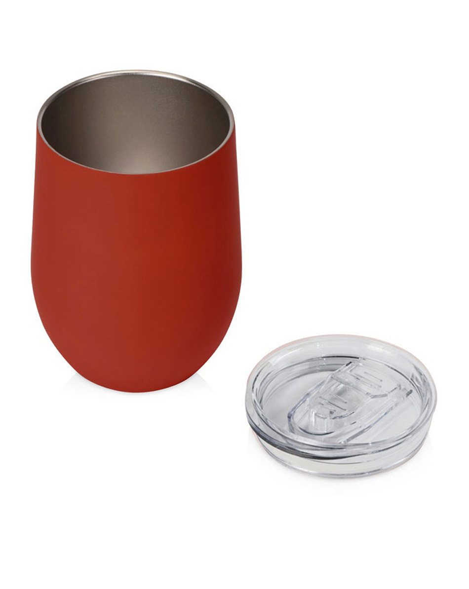 Термокружка «Vacuum mug C1», soft touch, 370 мл, красный
