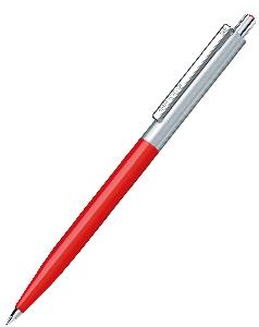 Шариковая ручка Senator Point Polished Metal, красная