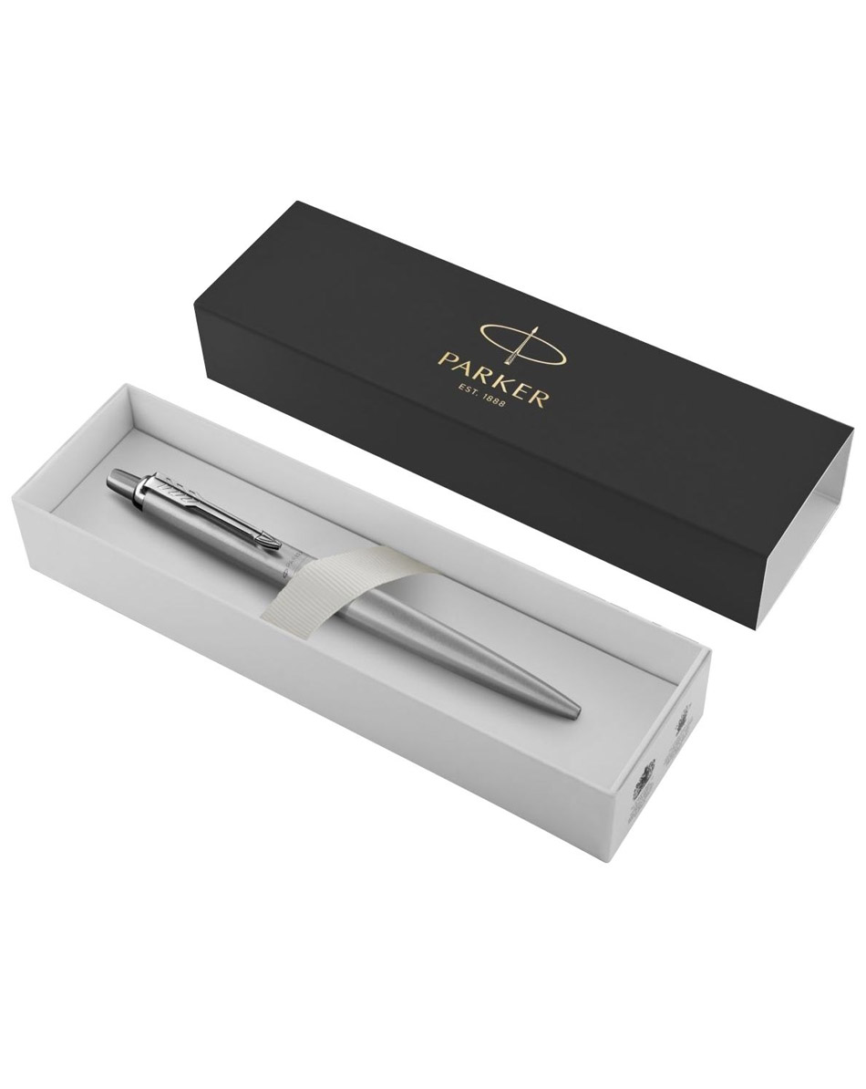 Ручка шариковая Parker Jotter XL Monochrome Grey, серебристая