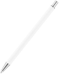 Ручка шариковая Slim Beam без клипа, белая