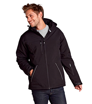 Куртка мужская Rock Men из материала Softshell, черная